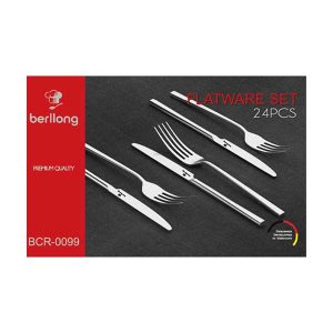 berllong flat cutlery set 24