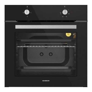 silverline built in oven all black 549