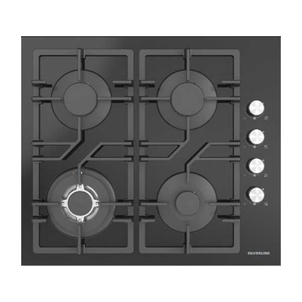 silverline gas stove built in 4 burners