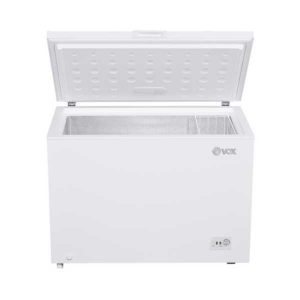 vox chest freezer 300 litres white